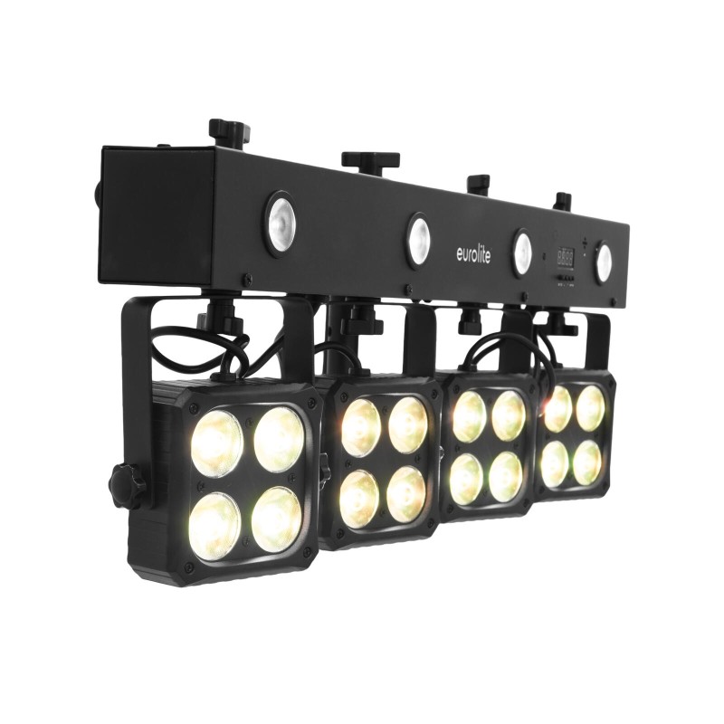 Set compact 8 proiectoare LED KLS-180 + 2 efecte apa LED WF-40 + controller EUROLITE 20000435