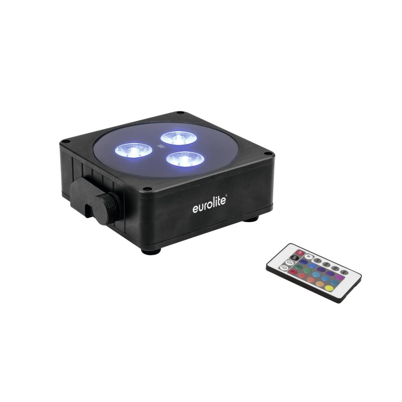 Set 4 reflectoare LED AKKU Flat Light 3 + soft-bag EUROLITE 20000474