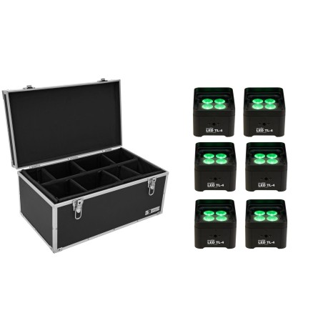 Set 6 proiectoare de truss LED TL-4 Trusslight + cutie transport EUROLITE 20000637