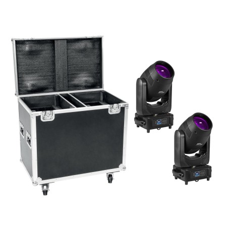 Set 2 Spoturi Moving Head TMH XB-280 + cutie transport EUROLITE 20000702