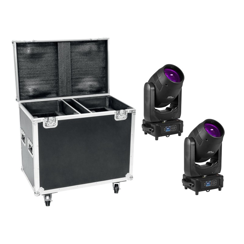 Set 2 Spoturi Moving Head TMH XB-280 + cutie transport EUROLITE 20000702