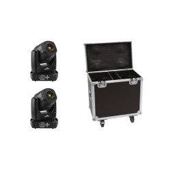 Set 2 Spoturi Moving Head LED TMH-S90 + cutie transport EUROLITE 20000743