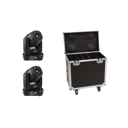 Set 2 Spoturi Moving Head LED TMH-S90 + cutie transport EUROLITE 20000743