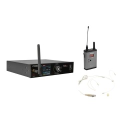 Set lavaliera wireless PSSO WISE ONE + BP + casti 823-832/863-865MHz