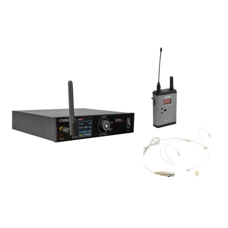 Set lavaliera wireless PSSO WISE ONE + BP + casti 823-832/863-865MHz
