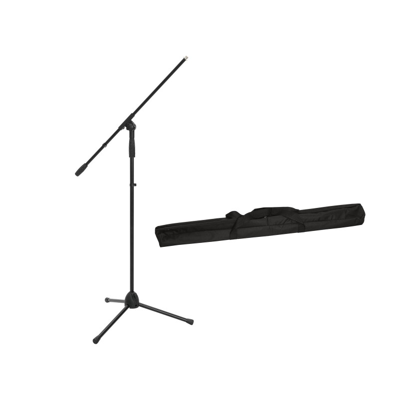 Set stativ de microfon MS-2A cu boom + husa, Omnitronic 20000803