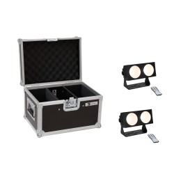 Set 2 Bare LED CBB-2 COB WW + cutie transport EUROLITE 20000810