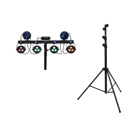 Set compact de lumini LED KLS Laser Bar Next FX + trepied din otel EUROLITE 20000816