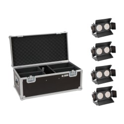 Set 4 Bare cu LED CBB-2 WW/CW Fairlight + cutie transport EUROLITE 20000838