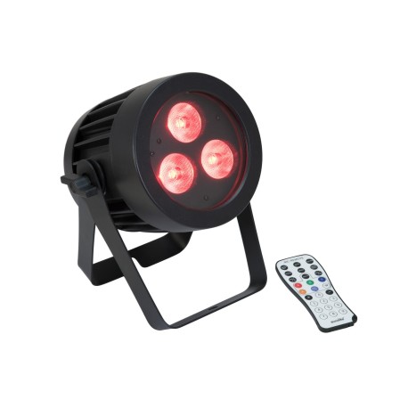 Set 4 Proiectoare de exterior LED IP PAR 3x8W SCL Spot + cutie transport EUROLITE 20000846