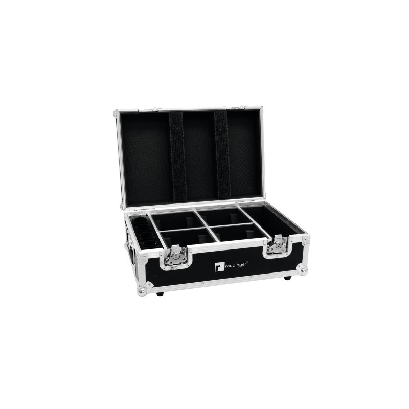 Set 4 Proiectoare pentru truss AKKU TL-3 QCL RGB+UV Trusslight + cutie reincarcare EUROLITE 20000854
