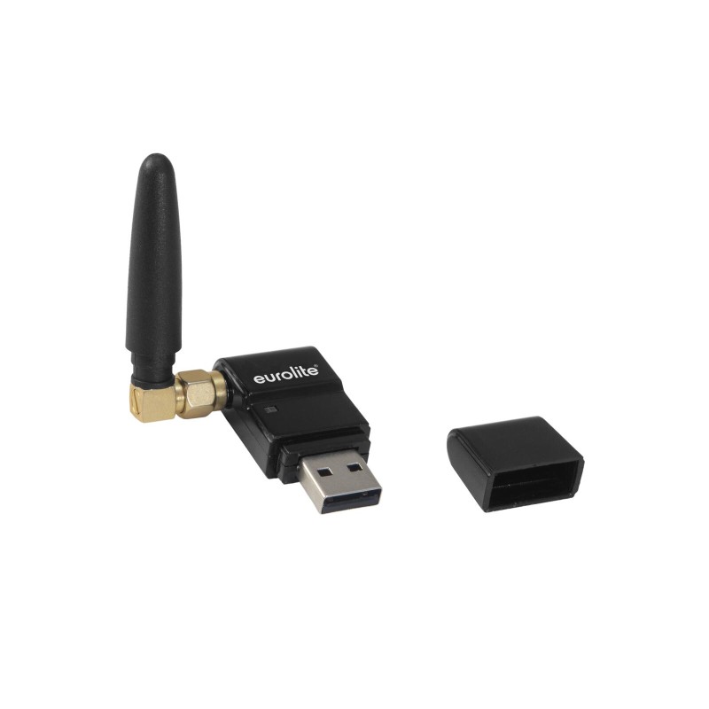 Set 4 Proiectoare LED 7C-7 Spot + 4 transmitatoare/receptoare USB QuickDMX + cutie transport EUROLITE 20000857