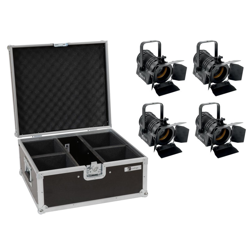 Set 4 Reflectoare de teatru LED THA-20PC TRC spot + cutie transport EUROLITE 20000871
