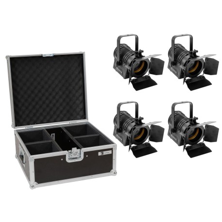Set 4 Reflectoare de teatru AKKU THA-20PC TRC Spot + cutie transport EUROLITE 20000873