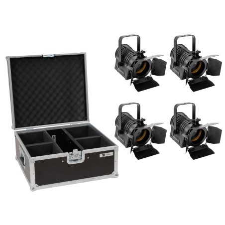 Set 4 Reflectoare de teatru AKKU THA-20PC TRC Spot + cutie transport EUROLITE 20000873