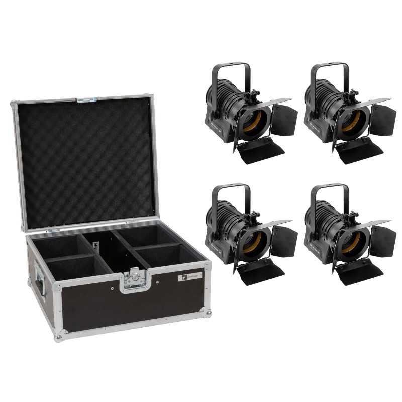 Set 4 Reflectoare de teatru AKKU THA-20PC TRC Spot + cutie transport EUROLITE 20000873