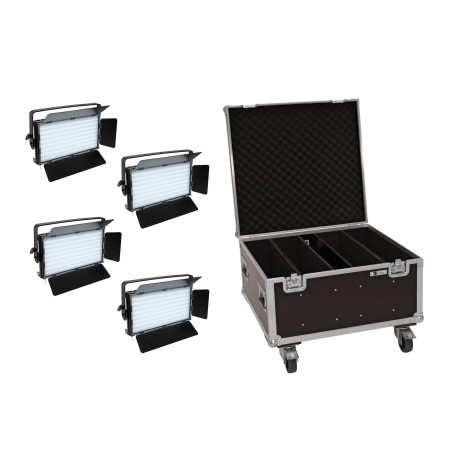 Set 4 Panouri LED PLL-480 CW/WW + cutie transport EUROLITE 20000898