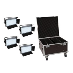 Set 4 Panouri LED PLL-480 QCL + cutie transport EUROLITE 20000899