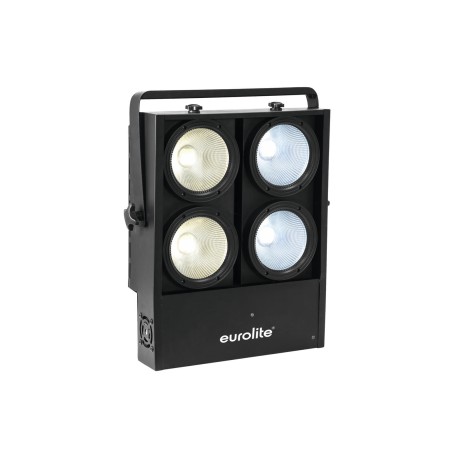 Set 2x Audience Blinder 4x100W LED COB CW/WW + cutie transport EUROLITE 20000904