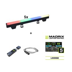 Set 5x Pixel Tube LED PT-100/32 + Software Madrix EUROLITE 20000907