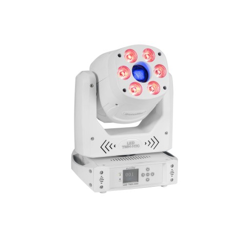 Set 2x Moving-Head hibrid spot/wash LED TMH-H90 COB + cutie transport EUROLITE 20000922