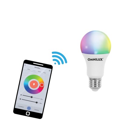 Set Bec Smart LED E27 RGB/WW/CW WiFi + suport cu soclu E-27 EUROLITE
