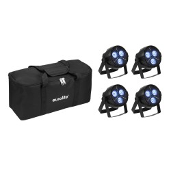 Set 4 Efecte lumini EUROLITE LED PARTY Hybrid Spot + soft-bag EUROLITE 20000949