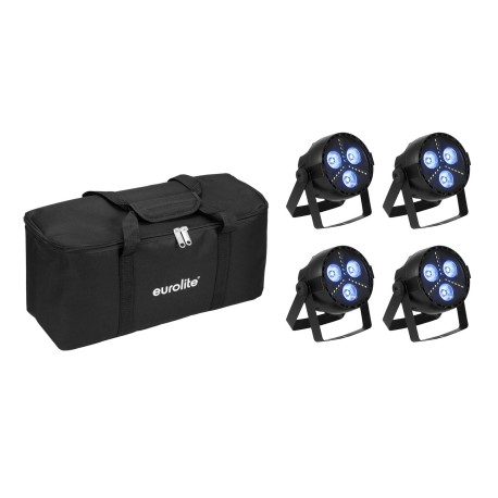 Set 4 Efecte lumini EUROLITE LED PARTY Hybrid Spot + soft-bag EUROLITE 20000949