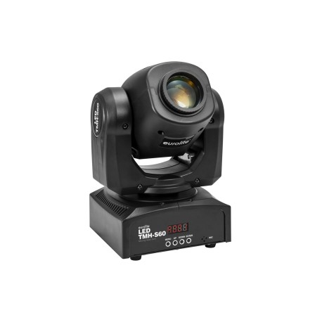 Set 4x Moving Head LED TMH-S60 Spot + cutie transport EUROLITE 20000955