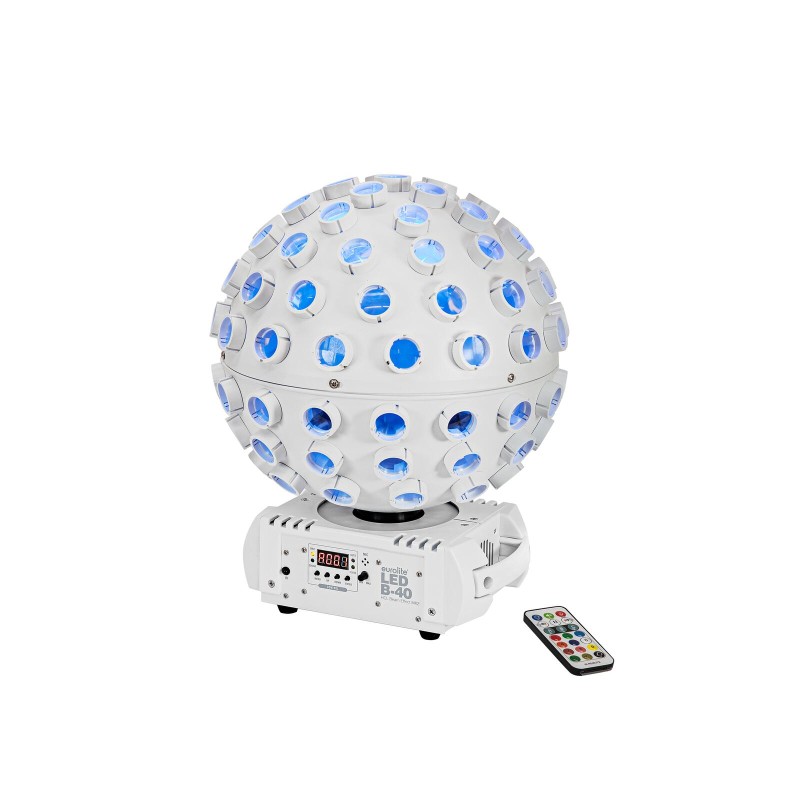 Set Efect Lumini LED B-40 HCL alb + cutie transport EUROLITE 20000960