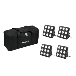 Set 4 Panouri LED Party Panel RGB+UV + soft-bag EUROLITE 20000962