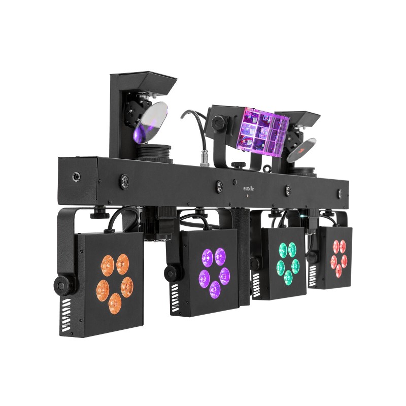 Set compact lumini LED KLS Scan Pro Next FX  + stativ boxe EUROLITE 20000979