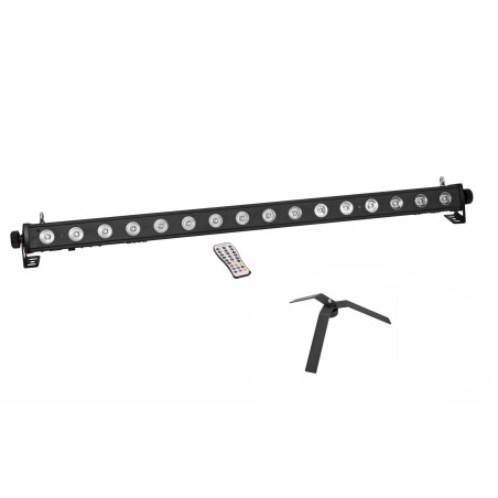 Set Bara LED PIX-16 QCL + suport de podea EUROLITE 20000990