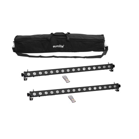 Set 2 Bare LED PIX-16 QCL + soft-bag EUROLITE 20000991