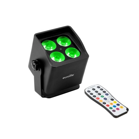 Set 6 Proiectoare LED AKKU Mini IP UP-4 QCL Spot MK2 + soft-bag EUROLITE 20001005