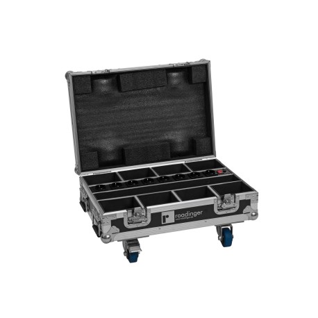 Set 8 Proiectoare LED AKKU Mini IP UP-4 QCL Spot MK2 + soft-bag EUROLITE 20001006