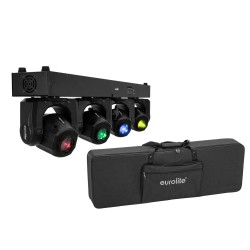Set Sistem lumini Moving Head LED TMH S120 + geanta transport EUROLITE 20001022