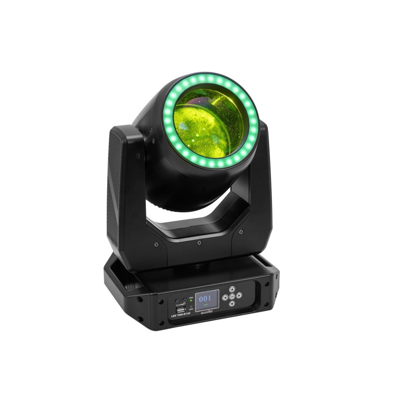 Set 2x Moving Head LED TMH-B120 Hypno + cutie cu roti EUROLITE 20001045