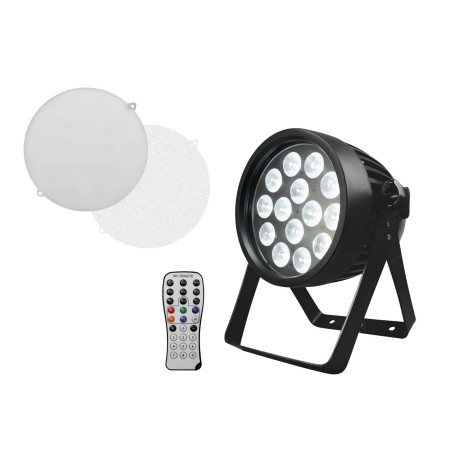 Set 4 Proiectoare LED de exterior weatherproof LED IP PAR 14x10W QCL + cutie transport EUROLITE 20001051