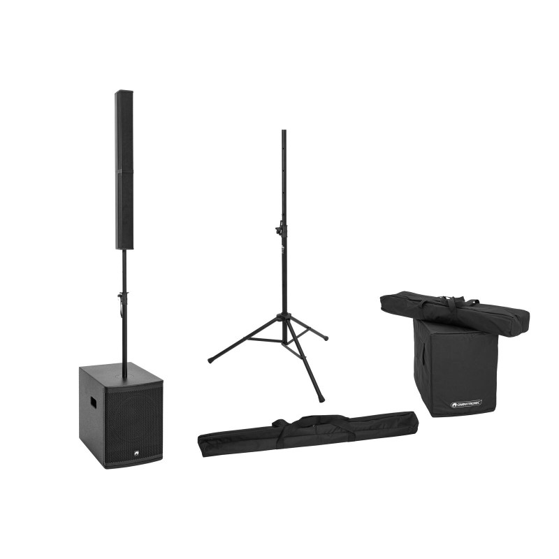 Set Sistem coloana PA Omnitronic ROD-1283 + stative + huse 20001060