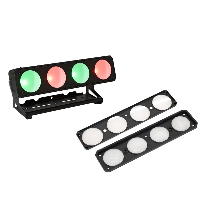 Set Bara LED PMB-4 COB QCL 30W + 2 discuri difuzoare EUROLITE 20001068