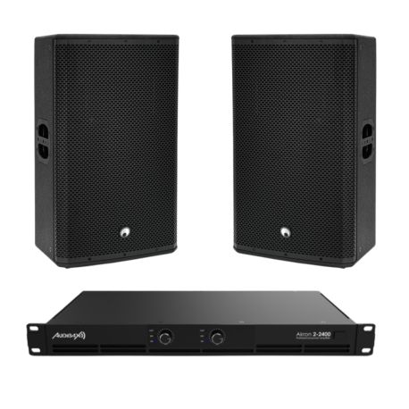 Pachet Amplificator + boxe Partysound AKRPAS-2215