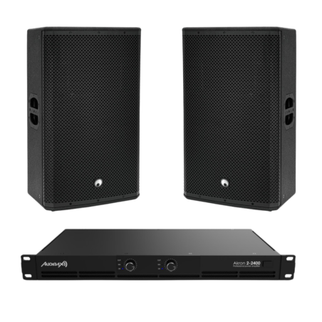 Pachet Amplificator + boxe Partysound AKRPAS-2215
