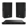 Pachet Amplificator + boxe Partysound AKRPAS-2215