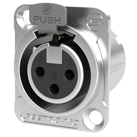 Conector XLR mama, de sasiu Seetronic MK3F2C