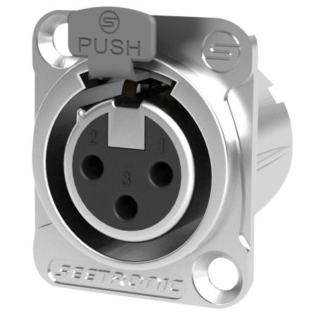 Conector XLR mama, de sasiu Seetronic MK3F2C