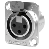 Conector XLR mama, de sasiu Seetronic MK3F2C