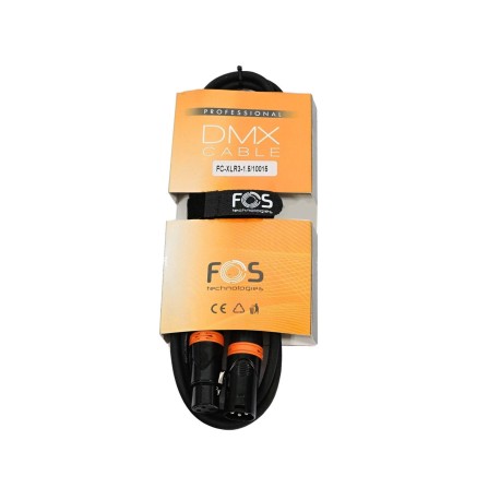 Cablu DMX 110 Ohm, 1.5m Fos FC-XLR3-1.5