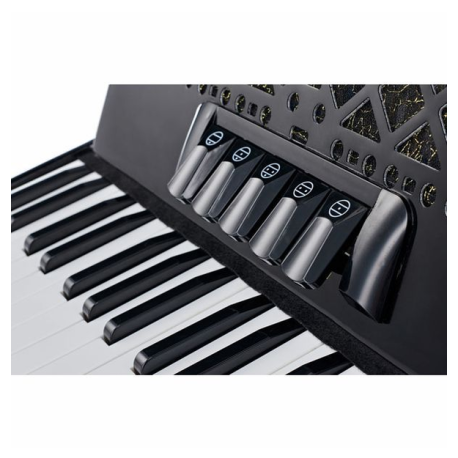 Acordeon Startone Piano Accordion 72 Black