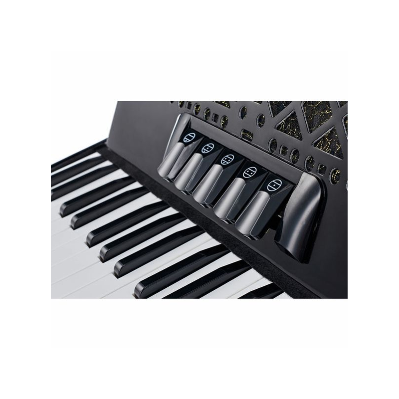 Acordeon Startone Piano Accordion 72 Black
